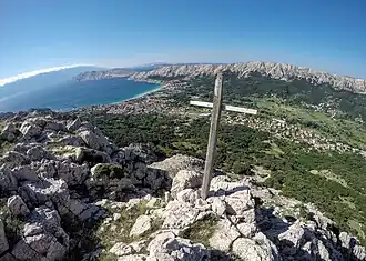 Südlicher Vorgipfel oberhalb von Baska