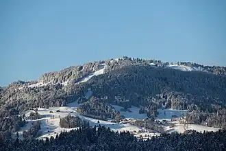 Der Hochälpelekopf vom Bregenzerwald aus gesehen