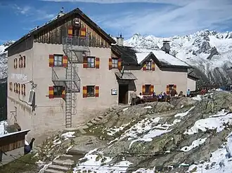 Hochgallhütte im Herbst