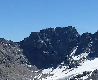 Die Hochofenwand gesehen vom Hinteren Schöneck