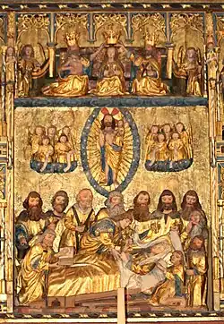 Mittelschrein (Marientod, Himmelfahrt und Krönung Mariens zur Himmelskönigin)