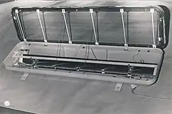 Hochspannungs-Flächenleuchte Seekanal Rostock 1978 J.Schmehl