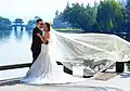 Hochzeitspaar am Westsee