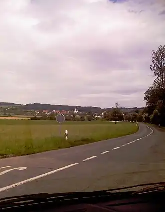 Blick auf Hohenrain und den Lindenberg