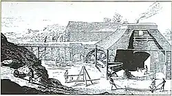 Gebäudedetails des histor. Industriestandortes