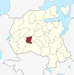 Lage des Frydendal Sogn in der Holbæk Kommune