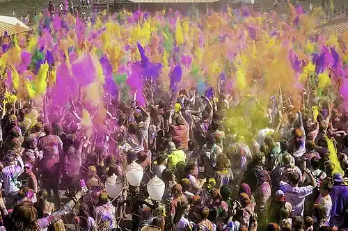 „Holi Festival of Colors“-Veranstaltung Spanish Fork, USA 2013