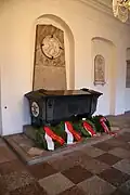 Peter Tordenskiolds Sarkophag in der großen Kapelle