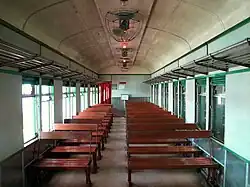 Innenansicht Eisenbahnwagen, 3. Klasse 1911