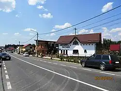 Durchfahrtsstraße in Horezu