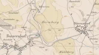 Der «Hormberg» auf der Wild-Karte von 1854
