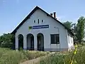 Empfangsgebäude des Haltepunkts Hortobágyi Halastó