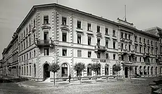 Hotel Halm um 1890 …