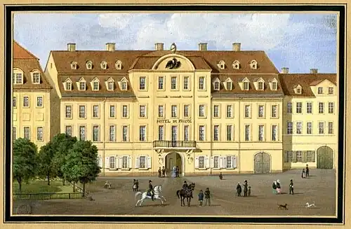 Hotel de Prusse um 1880