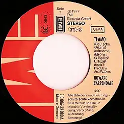 Howard Carpendale: Ti Amo