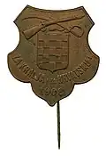 Abzeichen der Kroatischen Volkslegion, gebildet aus Anlass der Bosnischen Annexionskrise (1908)