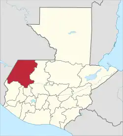 Lage von Huehuetenango