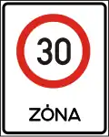 E-28 Beginn einer Tempo 30-Zone