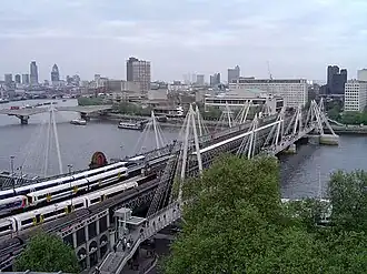Hungerford Bridge Golden Jubilee Bridges