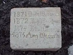 Einer der Hungersteine im Hirschler Teich