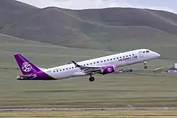 Embraer ERJ 190 der Hunnu Air