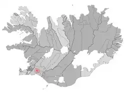 Lage von Gemeinde Hveragerði
