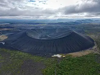 Hverfjall im Sommer