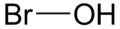 Struktur von Hypobromiger Säure