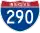 Straßenschild der I-290