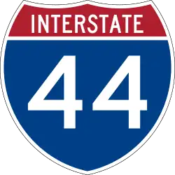 Straßenschild der I-44