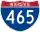 Straßenschild der I-465