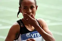 Meseret Defar, hier Bronzemedaillengewinnerin über 5000 Meter und auf dieser kürzeren Distanz überaus erfolgreich, kam auf den fünften Platz