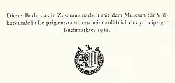 Zudrucke zur 2. Buchmarkt­ausgabe 1980 (Brecht: Freundlichkeit der Welt, IB 907/1B) mit Text und zur 3. Buchmarkt­ausgabe 1981 (Afrikanische Goldgewichte, IB 1040/1) mit Text und Logo