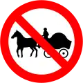 RUS-057 Verbot für Zugtiergespanne