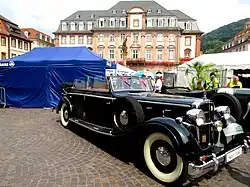 Maybach Cabrio Museum Sinsheim Parcours mit Stop in Heidelberg