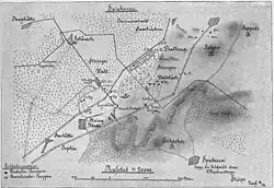 Schlacht bei Spichern aus Sicht der 77er gegen 4 Uhr Nachmittags