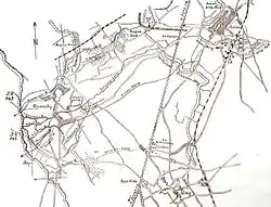 Stellung bei Givenchy und auf den Vimy-Höhen