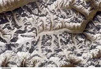 Chogolungma-Gletscher