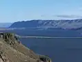 Die Vantage Bridge über den Wanapum Lake im Bundesstaat Washington