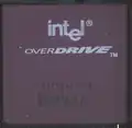 Intel 486SX Overdrive mit 20 MHz