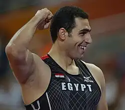 Der zwölftplatzierte Ihab Abdelrahman