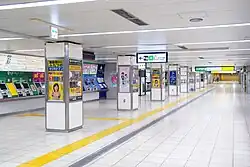 Unterirdische Passage beim JR-East-Bahnhofteil