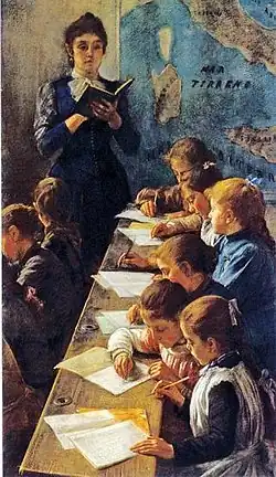 Il dettato, Bild von Demetrio Cosola