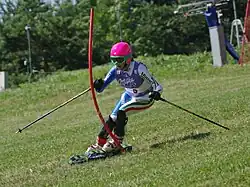 Ilaria Sommavilla im Weltcupslalom von Rettenbach im Juli 2011