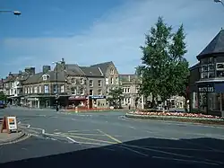 Die Innenstadt von Ilkley