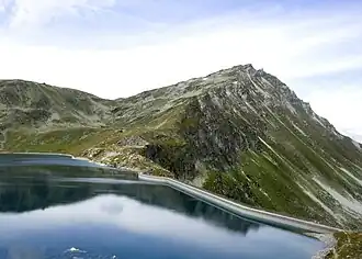 Blick vom Illsee auf das Illhorn