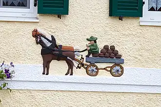 Ein Bierfuhrwerk in Ilmried