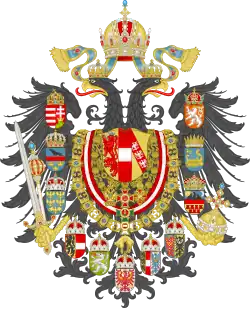 Das mittlere gemeinsame Wappen (bis 1915)