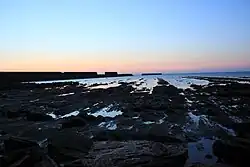 Felswatt mit Blick aufs Meer, westliche NSG-Teilfläche