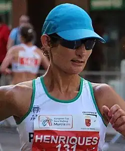 Platz dreizehn für die Weltmeisterin von 2017 im 50-km-Gehen Inês Henriques